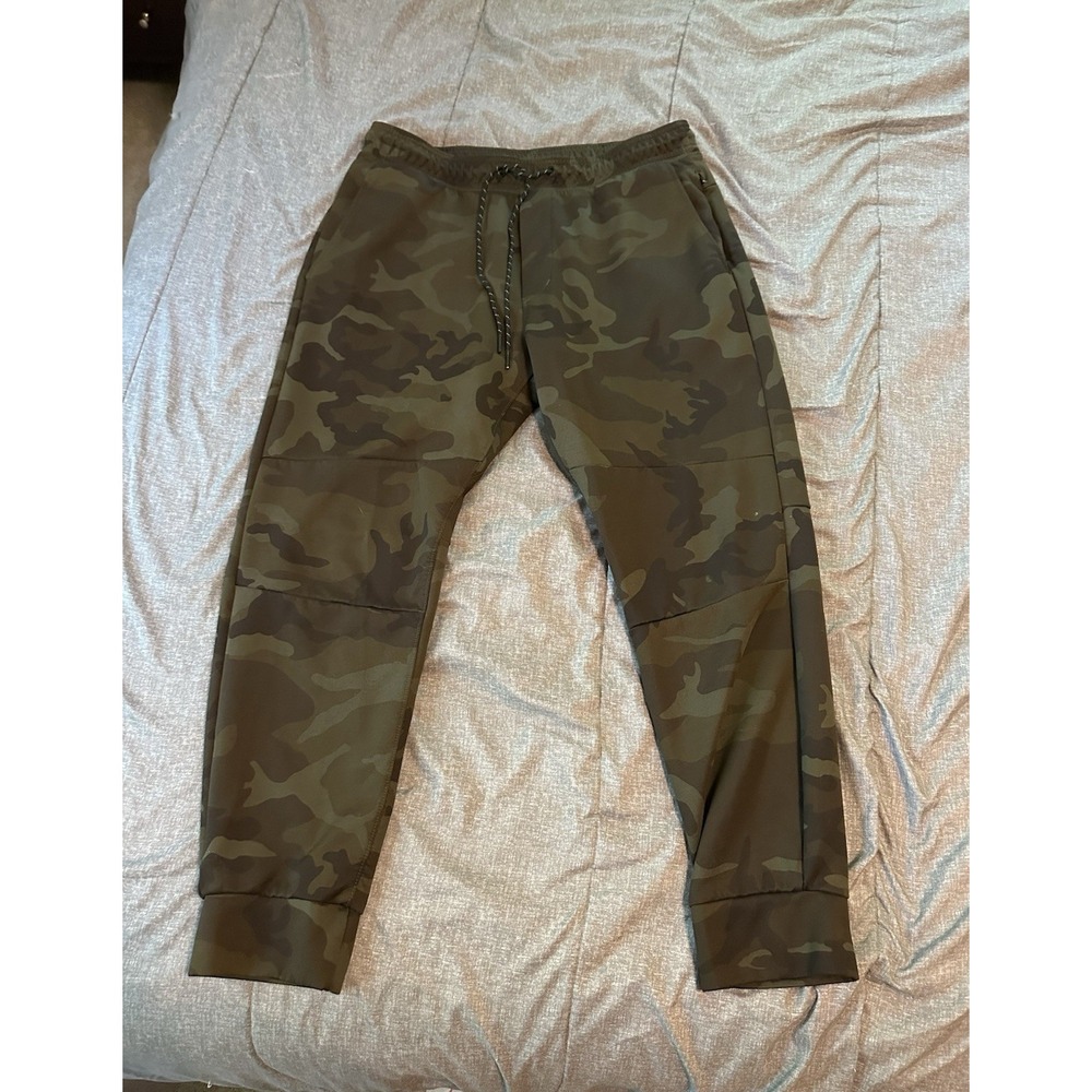 American Eagle AE Camo Mens Jogger Pants L Athletic Athleisure Gorpcore Military